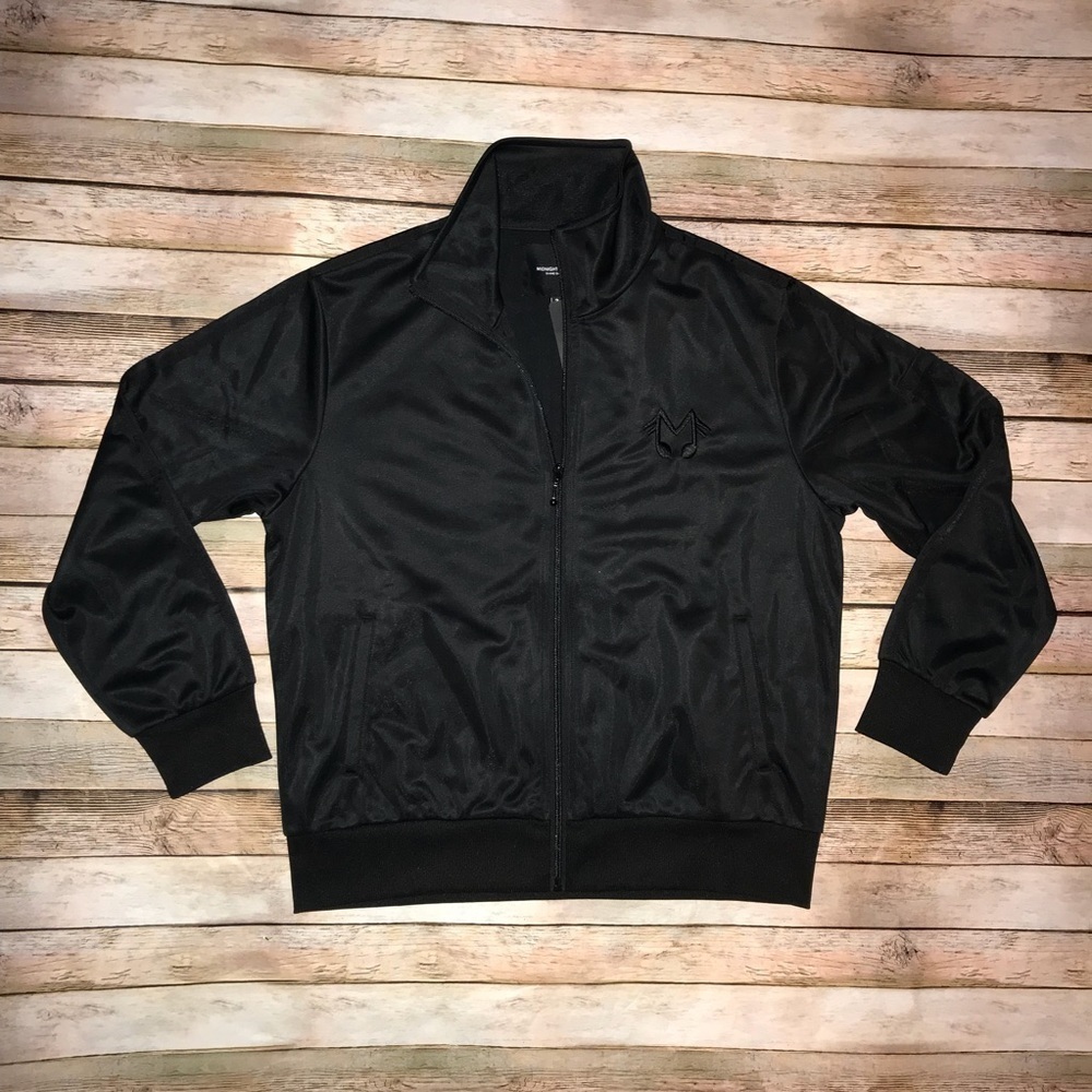 MIDNIGHT STUDIOS MUSIC NOTE' L/S POLY TRACK JACKET